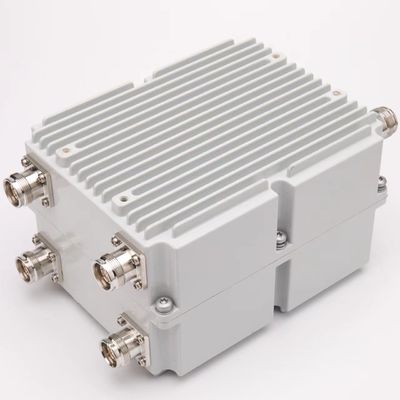 Combinador de PIM bajo de doble banda 617-2690MHz 3300-3800MHz 4.3-10-F DIN-F Rojo IP65 en interiores y exteriores