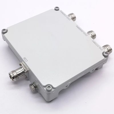 Combinador de seis bandas de bajo Pim Combinador 698-2700MHz 4.3-10-F DIN-F con diseño personalizado
