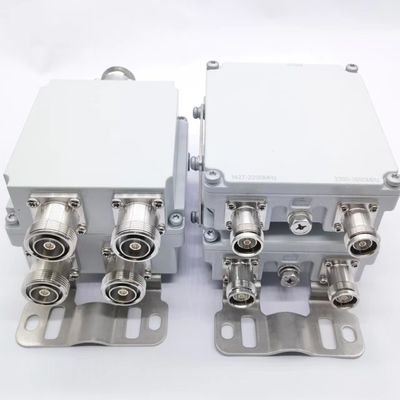 Combinador de RF DIN-F para interiores y exteriores IP65 698-2700MHz 4.3-10-F con tamaño de paquete compacto