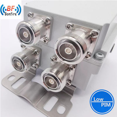 Combinador de banda doble de RF Low Pim 690-960/1710-1920MHz con 2,620 kg de peso bruto del paquete