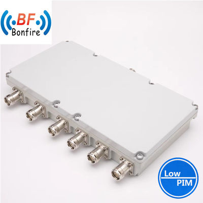 Combinador de banda cuadrilateral de 4 vías personalizado 1710-2700MHz RF Low Pim Quadplexer con N Female