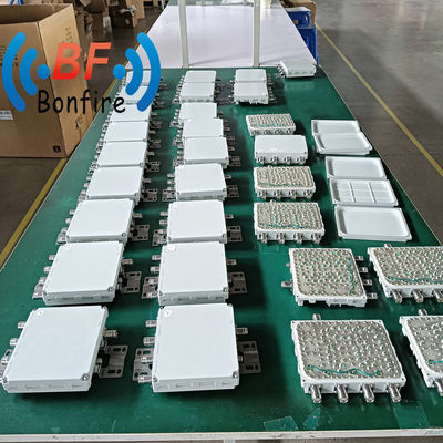 4.3-10f Interfaz DIN-F Cuadplexador RF Multiplexador para 698-960/1710-1880/1920-2170/2600-3800MHz
