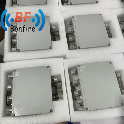 4.3-10f Interfaz DIN-F Cuadplexador RF Multiplexador para 698-960/1710-1880/1920-2170/2600-3800MHz