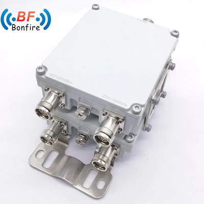 Dos bandas de 1710-2170MHz 2300-2690MHz DIN femenino Twin-Duplexer para la entrega general del proyecto