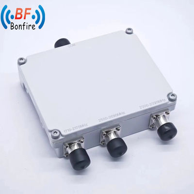 VHF UHF Diplexer 1710-2170MHz 2300-2690MHz RF Low Pim Duplexer Combinador de doble banda N Tipo femenino