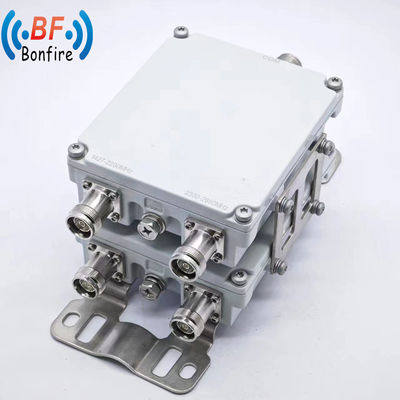 Combinador de RF de bajo Pim de 50W VHF Diplexer Duplexer para interfaz DIN-F del sistema de radio de 2 vías