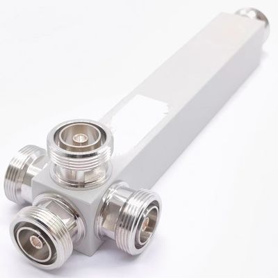 Multibanda 2/3/4 Way High Power Splitter 350-3800MHz DIN-F para la división mejorada de la señal