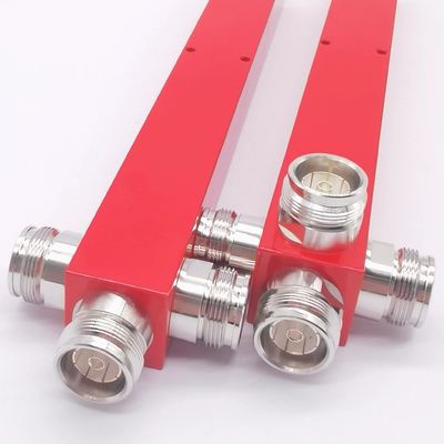 OEM/ODM Ultra banda ancha de 4 vías Pim bajo reactivo High Power Splitter 617-4000MHz 4.3-10 F