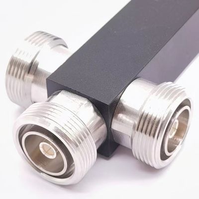 Ultra banda ancha 2/3/4 Way Low Pim Reactivo Splitter de alta potencia 698-3800MHz DIN F