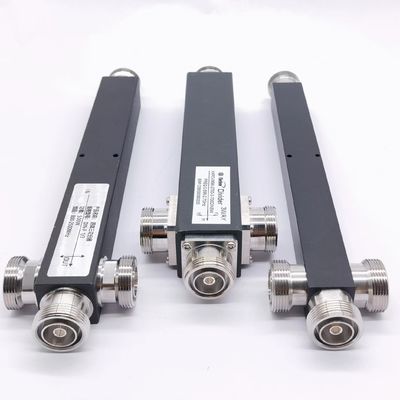 Ultra banda ancha 2/3/4 Way Low Pim Reactivo Splitter de alta potencia 698-3800MHz DIN F