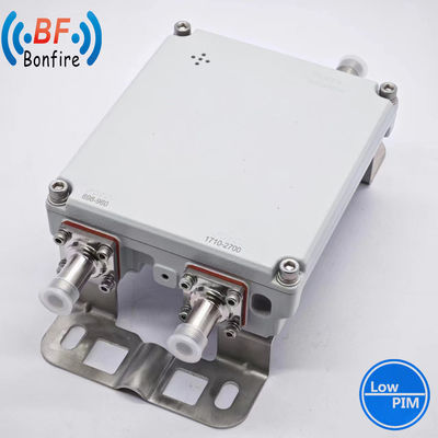 HLQ-XXXXX Duplexer combinador de banda doble 1710-2170MHz 2300-2690MHz con protección IP65