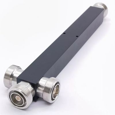 Ultra banda ancha negra 2/3/4 Way Pim bajo Reactivo Splitter de alta potencia 698-4200MHz DIN F