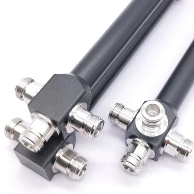 Ultra banda ancha 2/3/4 Way Low Pim Reactivo High Power Splitter para 698-4200MHz N F