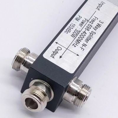 698-4200MHz N-F 3 Way Low Pim Cavity High Power Splitter en color gris personalizado