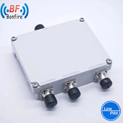 Combinador de Pim bajo VHF UHF Duplexador de banda para 1710-2170MHz 2300-2690MHz Cobertura de red