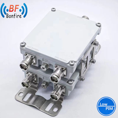 1710-2170MHz 2300-2690MHz Radiofrecuencia Triplexador Tribanda RF Combinador de Pim Bajo SMA Femenino