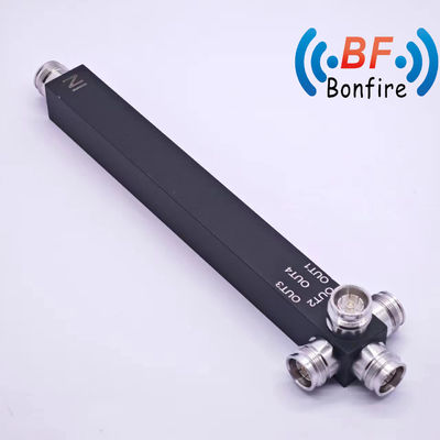 IP65 Low Pim RF 4 Way Reactive Power Splitter Divider con un excelente rendimiento PIM