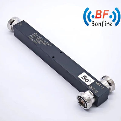 350-3800MHz DIN-F -160dbc IP65 Divididor de energía reactiva de dos vías con peso bruto de 0,510 kg
