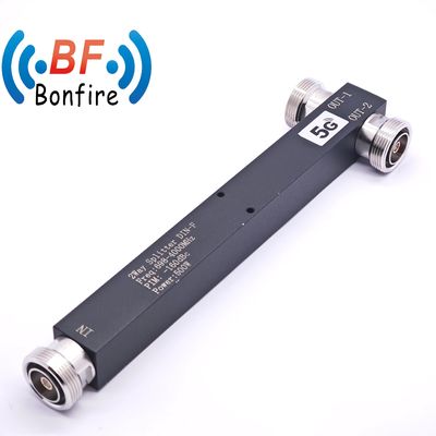 350-3800MHz DIN-F -160dbc IP65 Divididor de energía reactiva de dos vías con peso bruto de 0,510 kg
