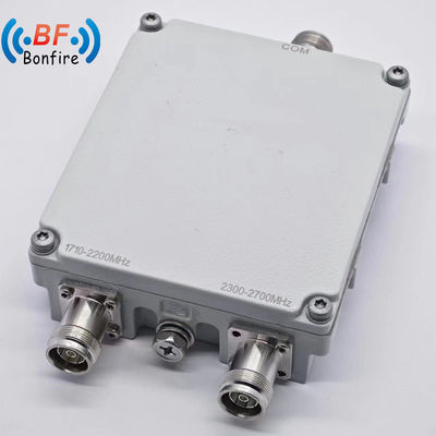 Combinador Quadplexer de Pim bajo Triplexer RF Diplexer IP65 200W Banda Cuádruple para interiores y exteriores