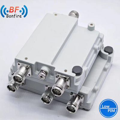 RF FM VHF UHF Triplexador Diplexador Combinador 1710-1880 1920-2170 MHz 4 N Conector femenino