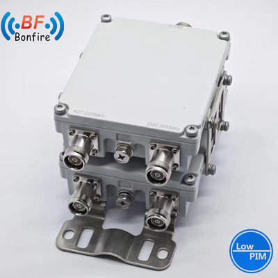2500-2700 MHz Triplexador RF Triplexador Low Pim Quadplexador Combinador para las telecomunicaciones