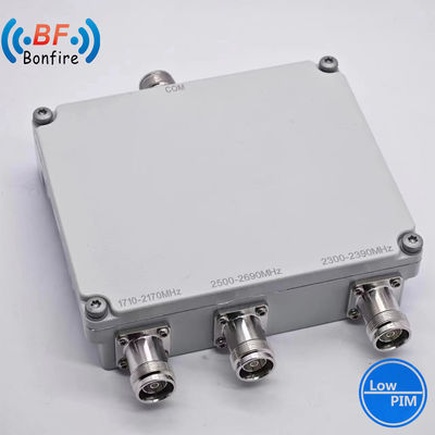 Combinador de tríplexadores RF de envío rápido para interiores 1920-2170 2300-2400 2500-2700MHz