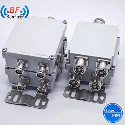 4.3-10f DIN-F Triplexador RF Diplexador RF Combinador para 2300-2400 2500-2700MHz en Negro