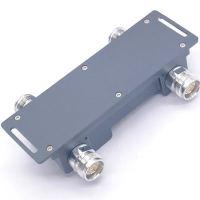 Gris DQ-0740-227701 Combinador híbrido acoplador híbrido 2 en 2 de 698-4000MHz 4.3-10 F Rojo