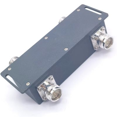 Gris DQ-0740-227701 Combinador híbrido acoplador híbrido 2 en 2 de 698-4000MHz 4.3-10 F Rojo