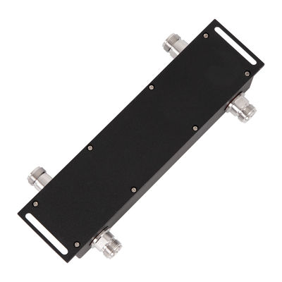 Interfaz híbrida N-F personalizada Combinador híbrido 2 en 2 de 698-4000MHz Gris