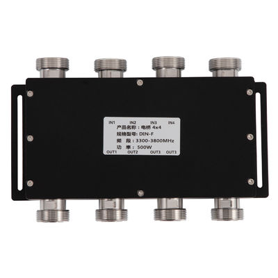 Combinador híbrido acoplador híbrido 4 en 4 de 698-3800MHz N-F para la fusión de señales sin fisuras
