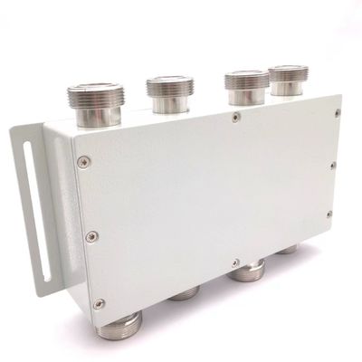 Acoplador híbrido de RF 4 en 4 de 698-4000MHz DIN-F con 2.000 kg de peso bruto del paquete
