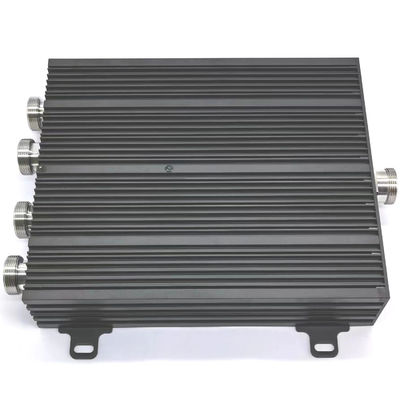 698-3800MHz 4 en 1 de baja Pim acoplador híbrido DIN-F con capacidad IP65 interior / exterior