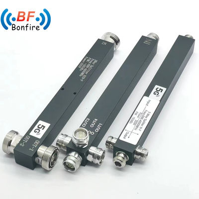50W 698-3800MHz Divididor de energía de dos vías N-conector femenino para el sistema de seguridad pública Ibs