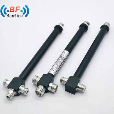 Separadores de potencia de RF de 2 vías negros 698-3800MHz Separadores de energía con conector SMA