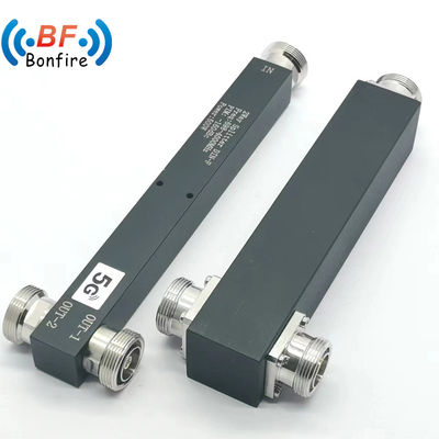 Personalizado ampliamente utilizado 2 Way N-Female Power Splitter para la seguridad pública VHF 698-3800MHz
