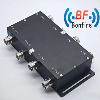 698-3800MHz Low Pim 2X2 Combinador híbrido 4.3-10 Combinador híbrido femenino para banda ancha
