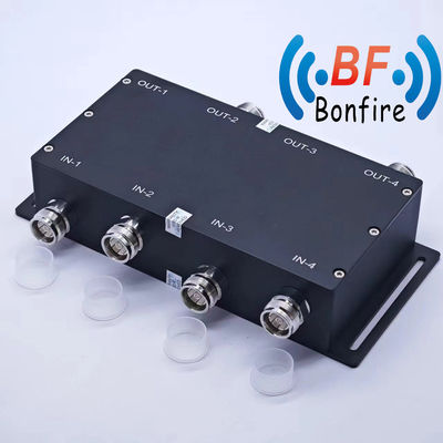 698-3800MHz Low Pim 2X2 Combinador híbrido 4.3-10 Combinador híbrido femenino para banda ancha