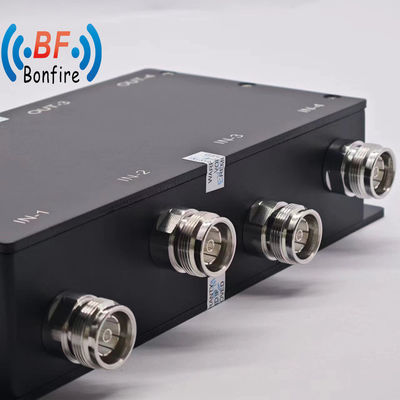 Combinador para interior/exterior IP65 698-3800MHz RF 4X4 acoplador híbrido 4.3-10 Hembra