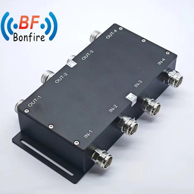Conector híbrido 3 en 3 con interfaz 4.3-10-F/DIN-F/N-F Gris/rojo/negro/personalizado