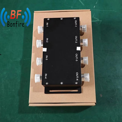 4.3-10-F/DIN-F/N-F VHF 698-3800MHz Combinador de acoplamiento híbrido 3dB N Femenino Tipo 4 en 4
