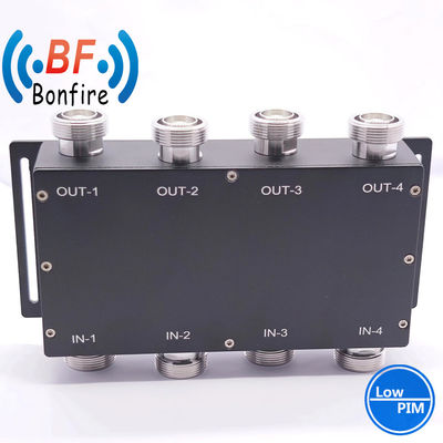 4.3-10-F/DIN-F/N-F acoplador VHF 148-174MHz Combinador híbrido 4 en 1 para la combinación de señales
