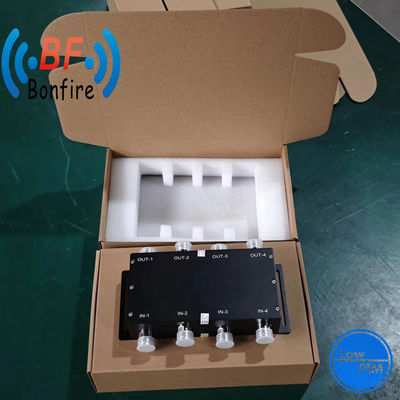 Acoplador híbrido VHF 698-3800MHz 3dB Combinador híbrido 4 en 4 con conector tipo N