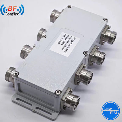 Combinador híbrido 617-3800MHz RF 4X4 acoplador híbrido con interfaz N-F/4.3-10-F/DIN-F