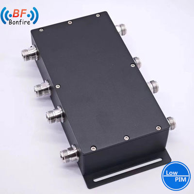 4.3-10-F/DIN-F/N-F Interfaz 698-4000MHz Acoplador/Combinador híbrido 2X2 N Femenino Pim bajo