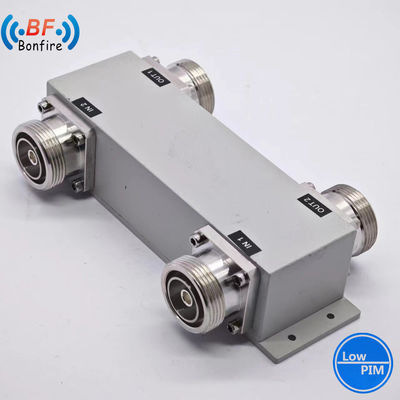698-4000MHz 3dB 2X2 Combinador híbrido acoplador híbrido 7/16DIN Femenino para Ibs Bts Das Easy