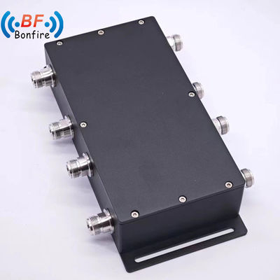 4 en 4 fuera RF combinador híbrido acoplador híbrido para el edificio 698-4000MHz DIN-Femino