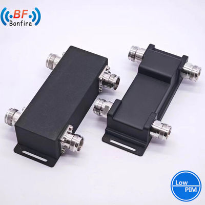 4 en 4 fuera RF combinador híbrido acoplador híbrido para el edificio 698-4000MHz DIN-Femino