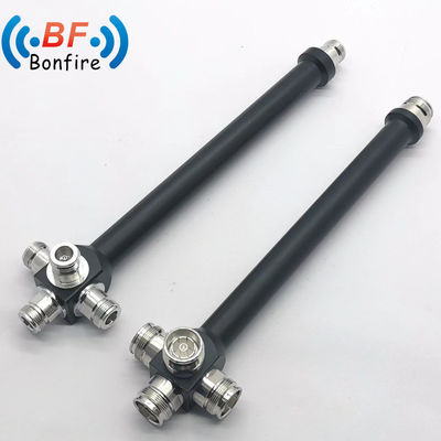 Adaptador de energía de 3 vías personalizado de 350-3800MHz con conector 4.3/10 GFQ-XXXXXX en gris